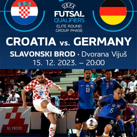 Futsal reprezentacija za 10 dana u Slavonskom Brodu s Njemačkom! 