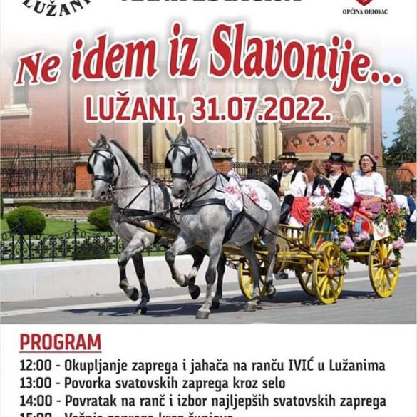 Ne idem iz Slavonije - živopisna manifestacija čeka vas u Lužanima
