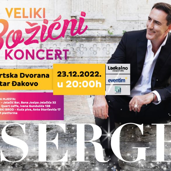 Veliki božićni koncert Sergeja Ćetkovića! Evo gdje kupiti ulaznice
