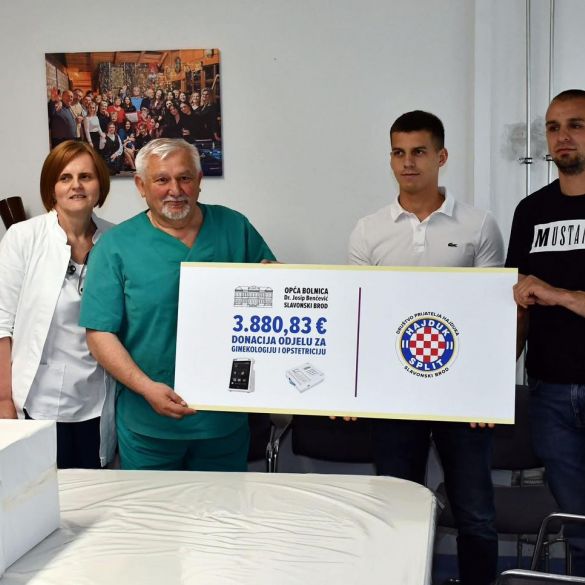 Vrijedna donacija Društva prijatelja Hajduka Općoj bolnici 