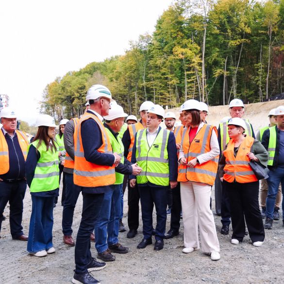 Ministar Butković obišao gradilište najvećeg cestovnog projekta u Hrvatskoj