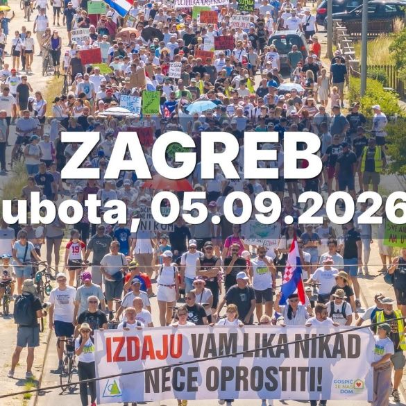 Hodaj za Liku, hodaj za Hrvatsku: Veliki prosvjed 5. rujna u Zagrebu