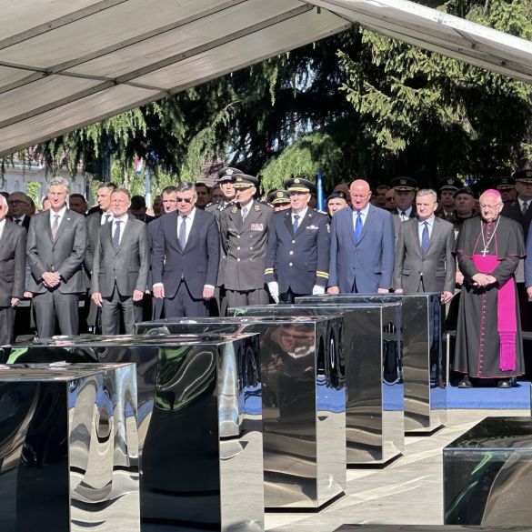 Svečanost 31. obljetnice vojno redarstvene operacije Bljesak u Okučanima