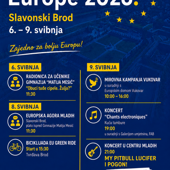 Dan Europe 2026. obilježava se i u Slavonskom Brodu