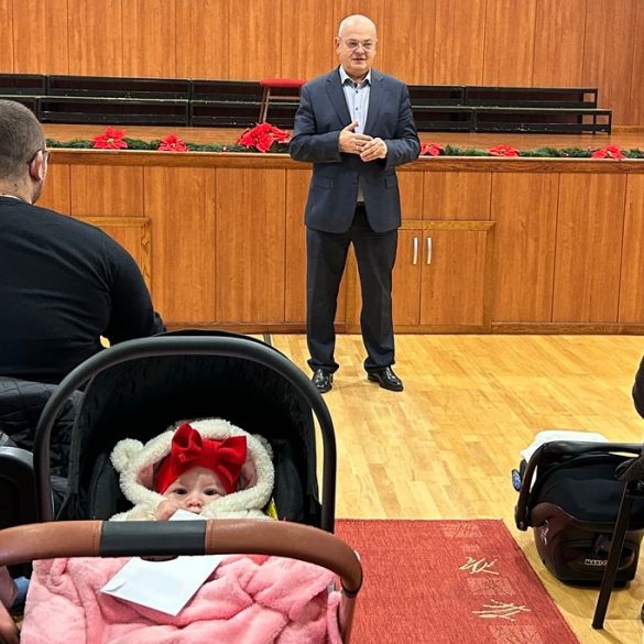 Bebe stigle na prijem kod gradonačelnika Mirka Duspare 